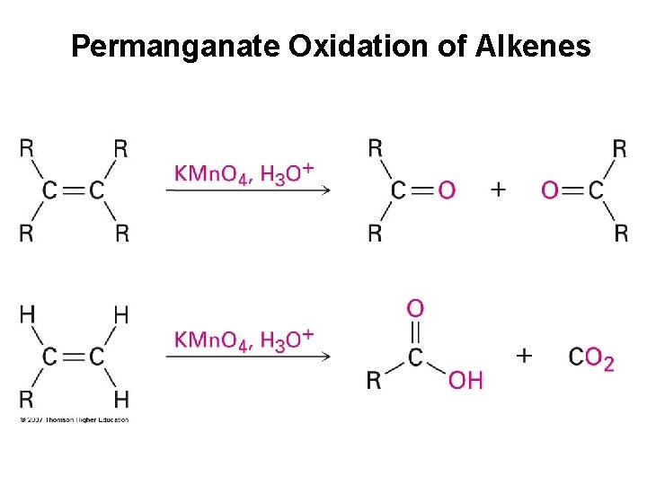 Permanganate Oxidation of Alkenes 