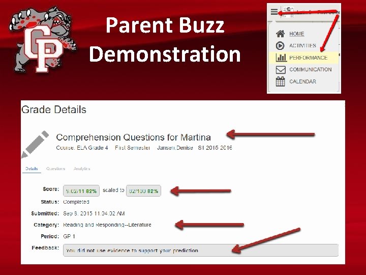 Parent Buzz Demonstration 