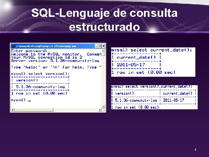 SQL-Lenguaje de consulta estructurado 4 