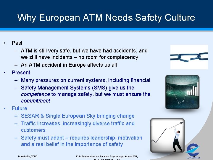 Why European ATM Needs Safety Culture • • • Past – ATM is still