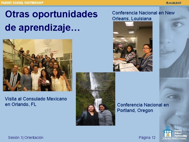 Otras oportunidades de aprendizaje… Visita al Consulado Mexicano en Orlando, FL Sesión 1| Orientación