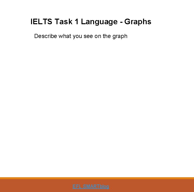 IELTS Task 1 Language - Graphs Describe what you see on the graph EFL