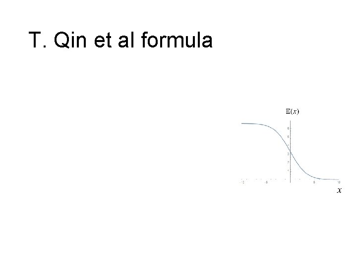 T. Qin et al formula 