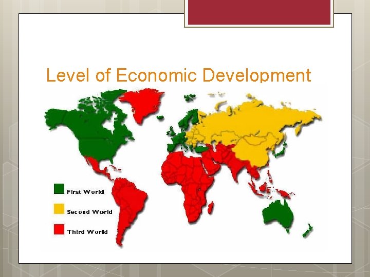 Level of Economic Development 