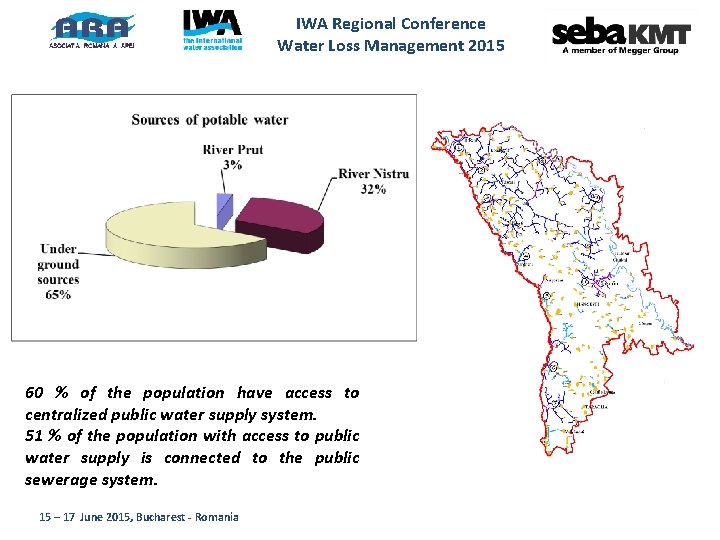 IWA Regional Conference Water Loss Management 2015 60 % of the population have access