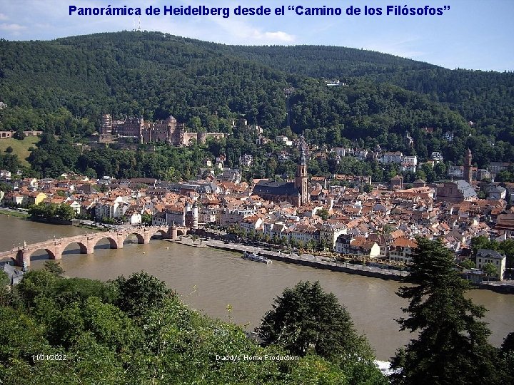 Panorámica de Heidelberg desde el “Camino de los Filósofos” 11/01/2022 Daddy's Home Production 