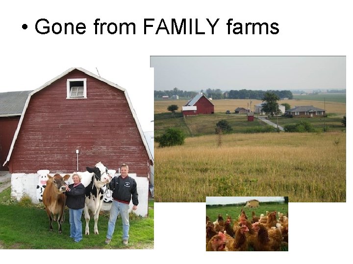  • Gone from FAMILY farms 
