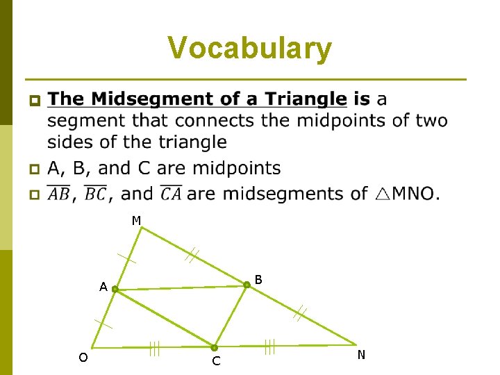 Vocabulary p M B A O C N 