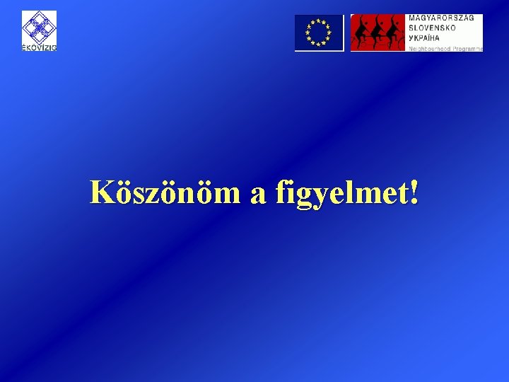 Köszönöm a figyelmet! 