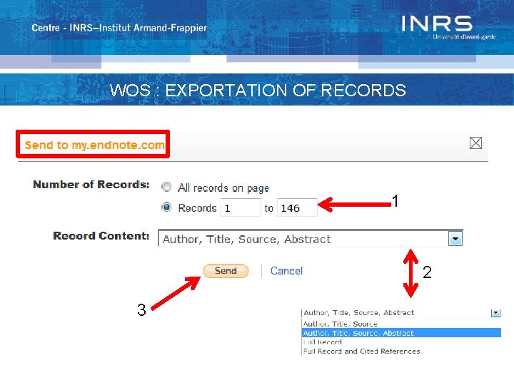 WOS : EXPORTATION OF RECORDS 1 2 3 