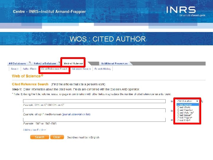 WOS : CITED AUTHOR 