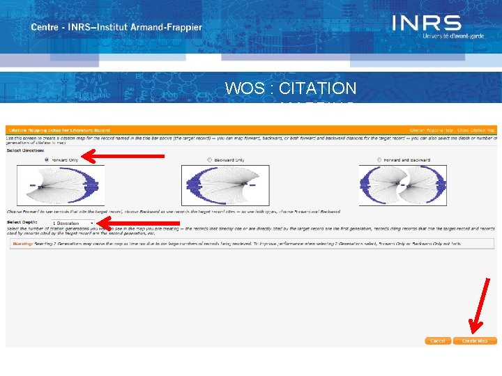 WOS : CITATION MAPPING 