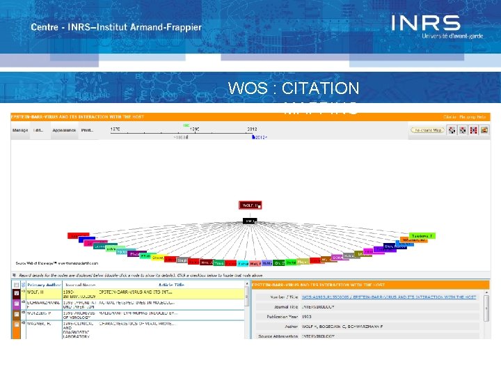 WOS : CITATION MAPPING 