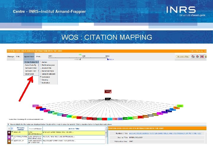 WOS : CITATION MAPPING 