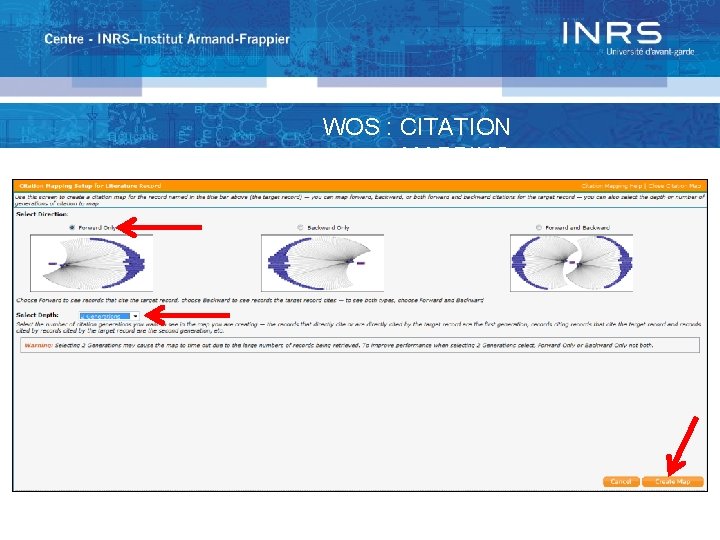 WOS : CITATION MAPPING 