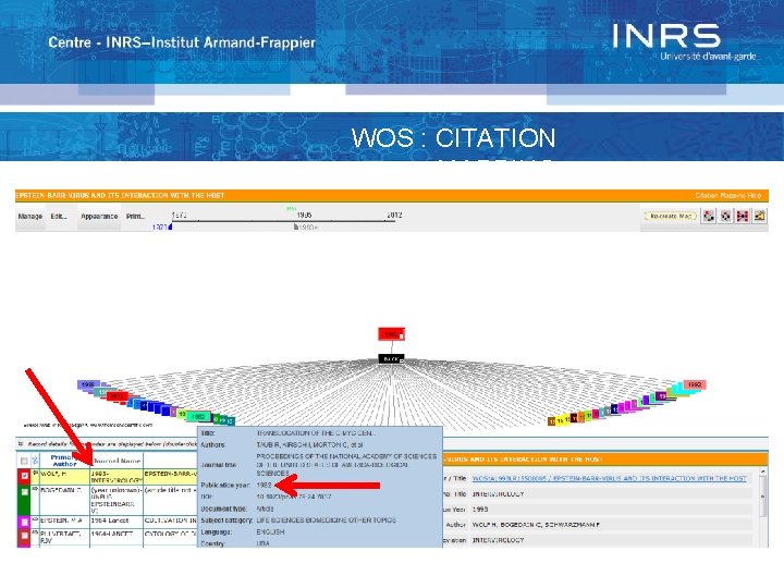 WOS : CITATION MAPPING 