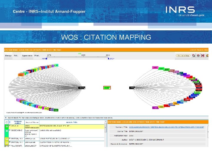 WOS : CITATION MAPPING 