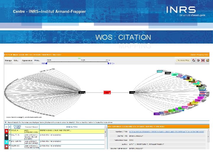 WOS : CITATION MAPPING 