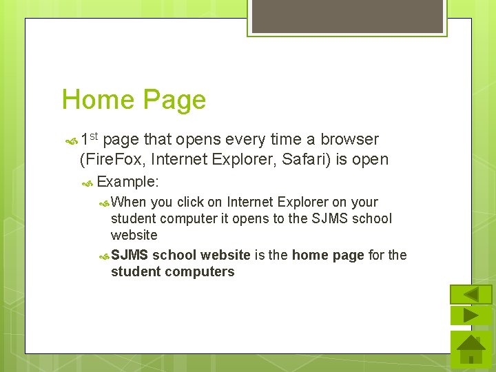 Home Page 1 st page that opens every time a browser (Fire. Fox, Internet Home Page 1 st page that opens every time a browser (Fire. Fox, Internet