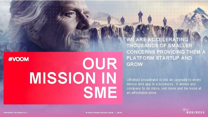 OUR MISSION IN SME POWERING POSSIBILITY V 1. 1 © VIRGIN MEDIA BUSINESS 2016