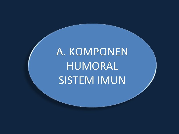 A. KOMPONEN HUMORAL SISTEM IMUN 