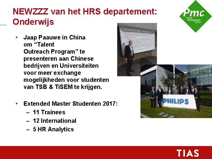 NEWZZZ van het HRS departement: Onderwijs • Jaap Paauwe in China om “Talent Outreach