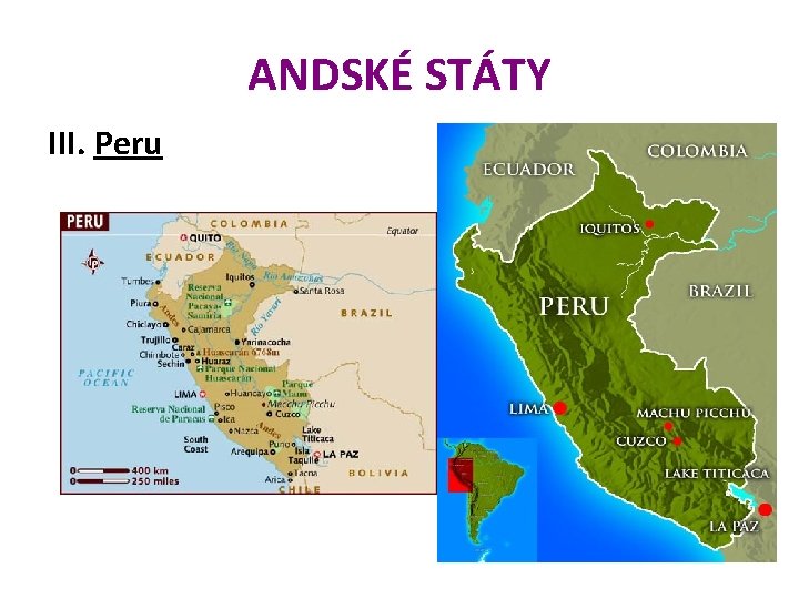 ANDSKÉ STÁTY III. Peru 