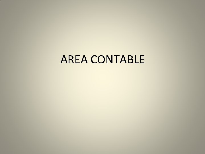AREA CONTABLE 