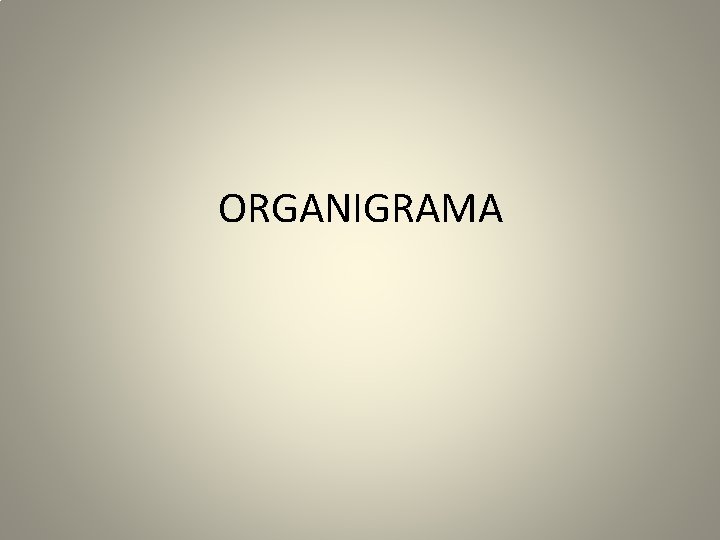 ORGANIGRAMA 