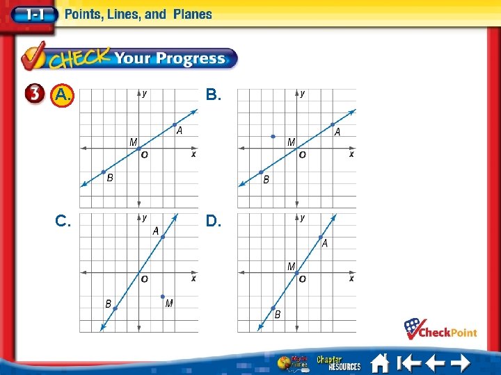 A. B. C. D. 1. 2. 3. 4. A B C D 