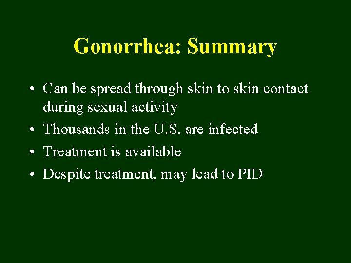 Sexually Transmitted Diseases Caused by Gonorrhea GC Gonorrhea