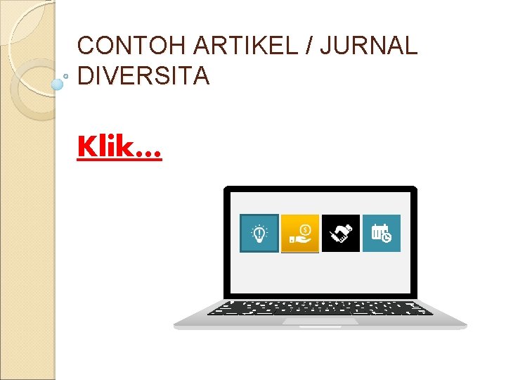 CONTOH ARTIKEL / JURNAL DIVERSITA Klik… 