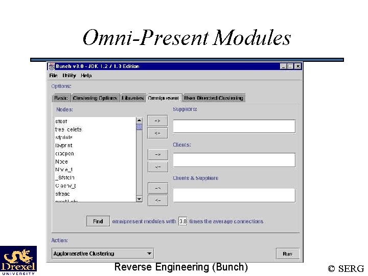 Omni-Present Modules Reverse Engineering (Bunch) © SERG 