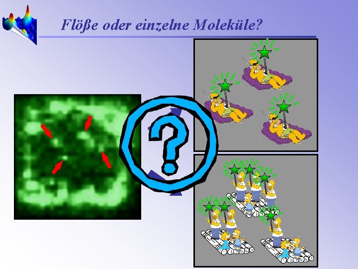 Flöße oder einzelne Moleküle? 