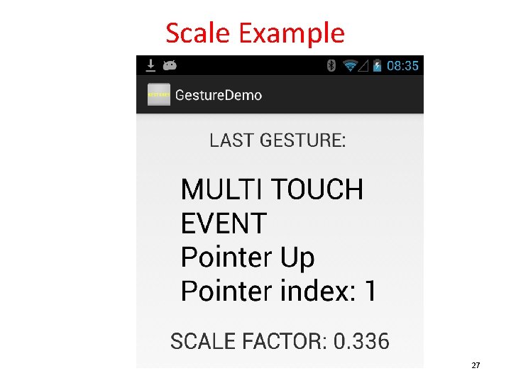 Scale Example 27 