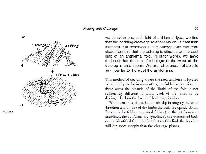 Rider Structural Geology 310 2012 GCHERMAN 