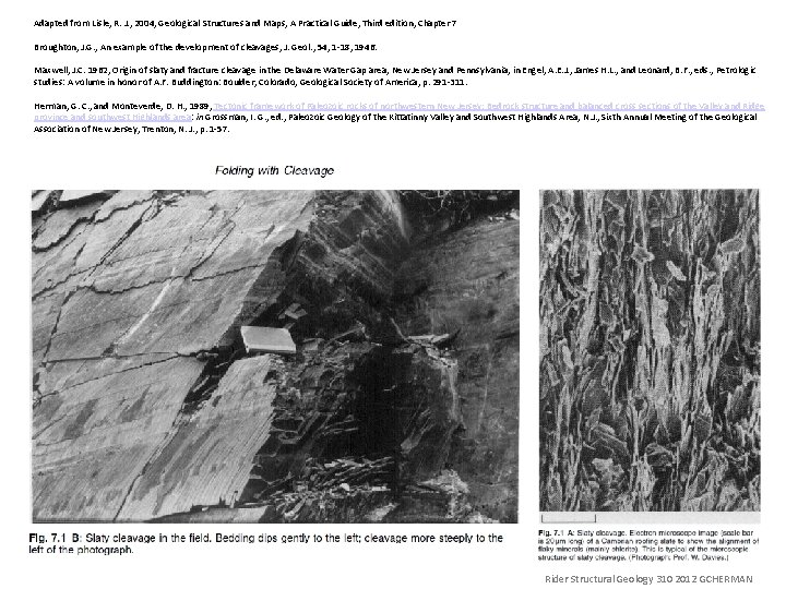 Adapted from Lisle, R. J. , 2004, Geological Structures and Maps, A Practical Guide,