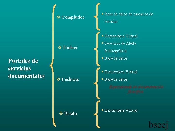 v Compludoc § Base de datos de sumarios de revistas § Hemeroteca Virtual v