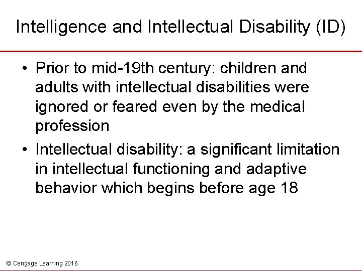 Abnormal Child Psychology Sixth Edition 5 Intellectual Disability