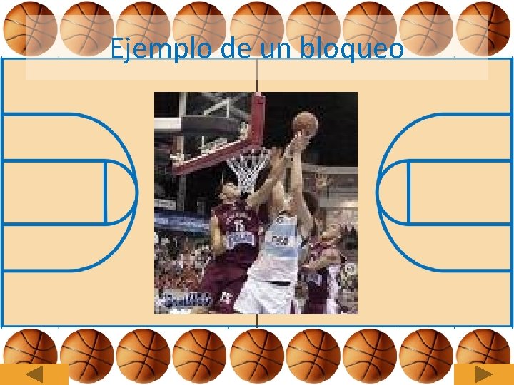 Ejemplo de un bloqueo 
