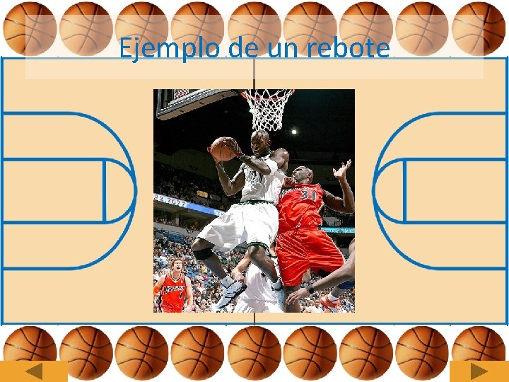 Ejemplo de un rebote 