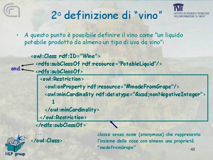 2 a definizione di “vino” • A questo punto è possibile definire il vino