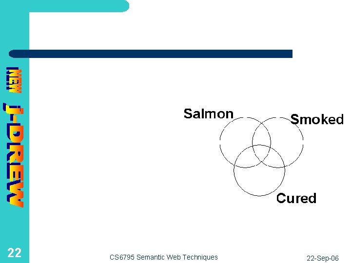 22 CS 6795 Semantic Web Techniques 22 -Sep-06 