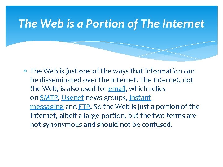 What is the Internet Global system of interconnected