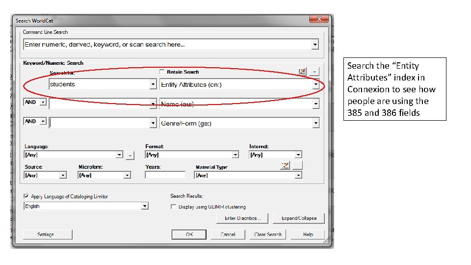 Search the “Entity Attributes” index in Connexion to see how people are using the