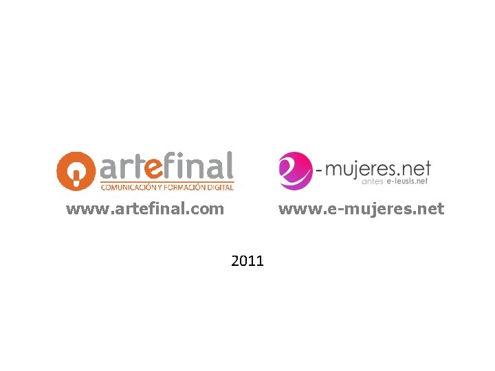 www. artefinal. com www. e-mujeres. net 2011 
