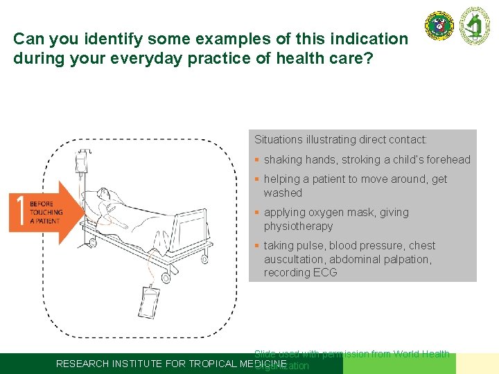 Can you identify some examples of this indication during your everyday practice of health
