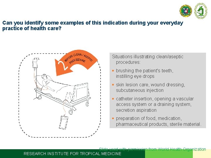 Can you identify some examples of this indication during your everyday practice of health