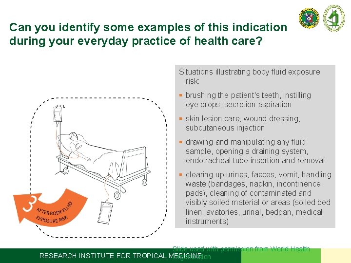 Can you identify some examples of this indication during your everyday practice of health