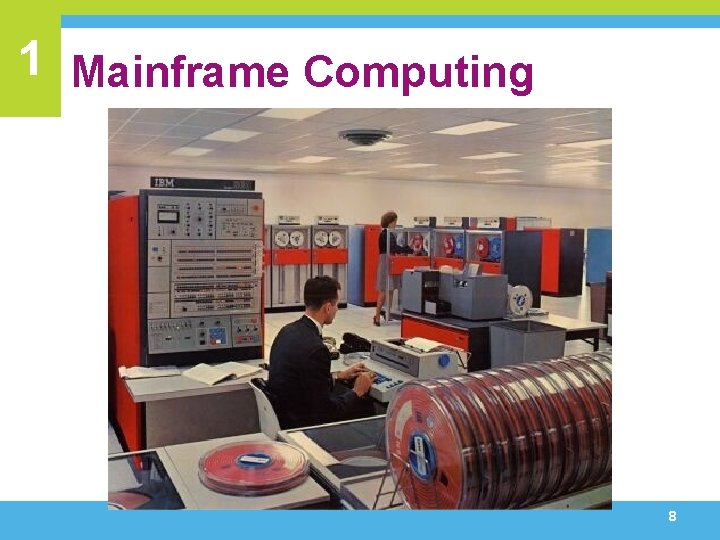 1 Mainframe Computing 8 